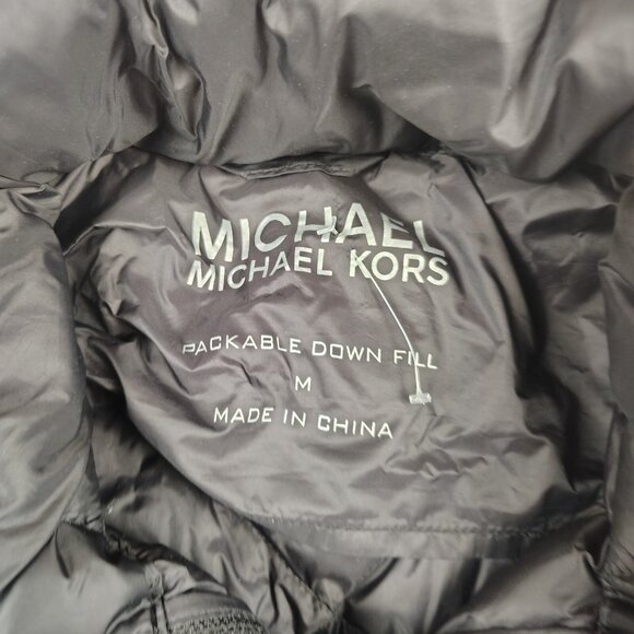 MICHAEL Michael Kors Puffer Jacket Womens Medium Packable Down Fill Parka - Picture 7 of 12